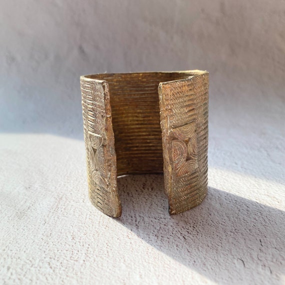 Dogon Bronze Arm Cuff African Arm Ornament Mali o… Gem