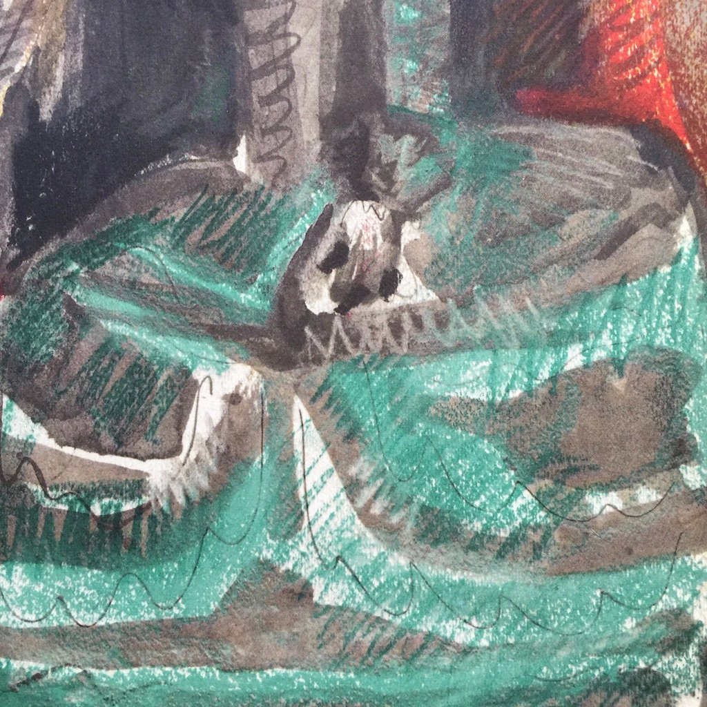 パブロ・ピカソ オリジナル リトグラフ 1961年 - 限定版 150 - Les