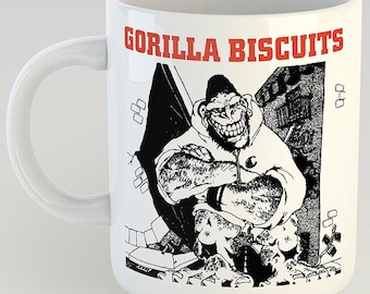 Taza de café de 325 ml de galletas Gorilla