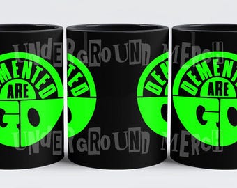 Demented Are Go Logo 11oz Black Coffee Mug