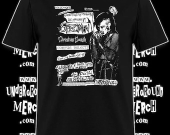 Exemplaar Christian Death Flyer-shirt