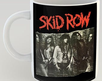 Taza de café de 11 oz con el mismo nombre de Skid Row