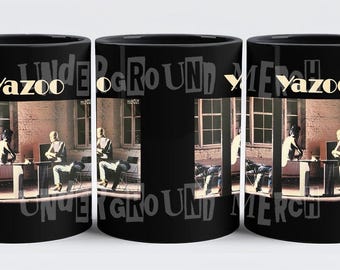 Yazoo Upstairs At Eric's 11oz Black Coffee Mug