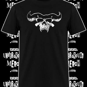 Samhain Skull Shirt Misfits Danzig Doyle Jerry Only Crimson Ghost Walk Among Us Earth AD Initium November Coming Fire Unholy Passion