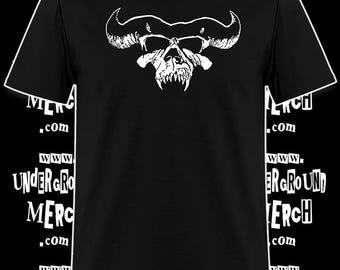 Samhain Skull Shirt Misfits Danzig Doyle Jerry Only Crimson Ghost Walk Among Us Earth AD Initium November Coming Fire Unholy Passion