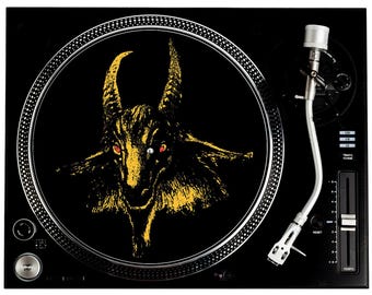 Bathory Slipmat Descarga Svart Framtid Venom Mayhem Darkthrone Anti Cimex Motorhead Placa giratoria personalizada