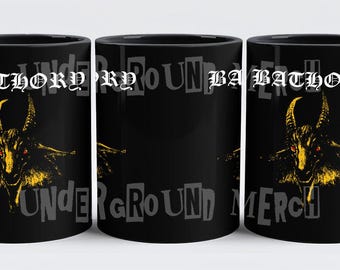 Bathory 11oz Black Coffee Mug