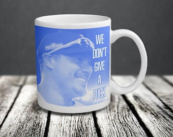 LA Dodgers Kike Hernandez Fuck Live Interview 11oz Single Sided Coffee Mug NLDS NLCS World Series Mookie Betts Shohei Ohtani Clayton Kershaw