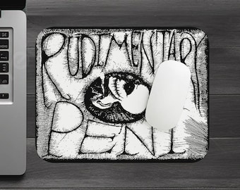 Rudimentary Peni Mousepad Deathrock Goth Bauhaus The Cure Christian Death GISM Gauze Punk Crust D-Beat Anarcho Crass New Model Army Zounds