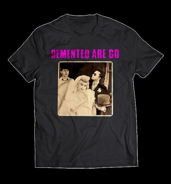 Demented Are Go ビンテージ パッチ サイコビリー ロカビリー Demented Are Go ビンテージ パッチ サイコビリー ロカビリー