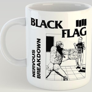 Black Flag Nervous Breakdown 11oz Coffee Mug