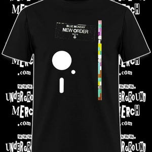 Camisa azul de New Order para el lunes