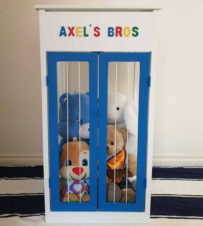 Stuffed Animal Zoo Toy Storage Zoo Animal Cage Timber Toy Etsy