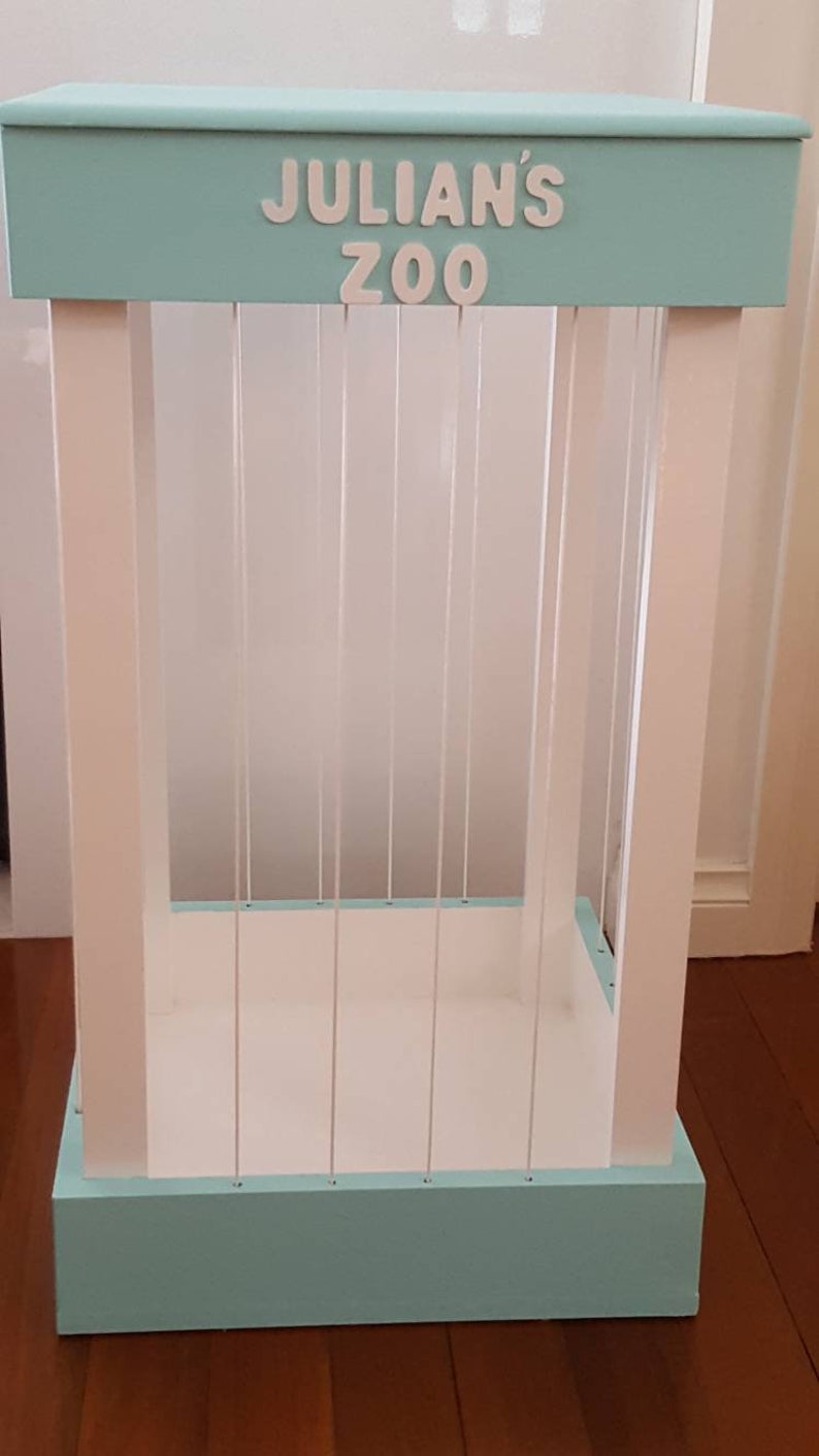 Stuffed Animal Zoo Toy Storage Zoo Animal Cage Timber Toy Etsy Australia