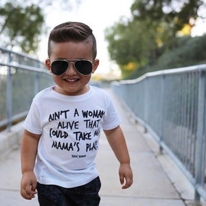 Kid’s Ain’t A Woman Alive That Can Take My Mommas Place Youth T-shirt, Children Tee, My Mom is The Best, Kids Tee, Kid&#39;s Shirt, tupac, 2pac