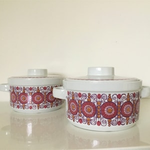Vintage Figgjo Fajanse Turi Design Casserole Dish Barcarole