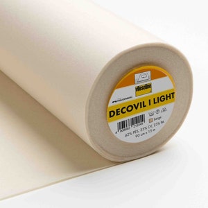 Fleece line Decovil light beige 90 cm wide