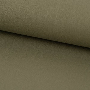 Clothing fabric twill twill gabardine wool touch extra soft plain kha