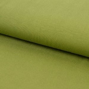 Clothing fabric Tencel Modal Jersey plain moss green 1.45 m width