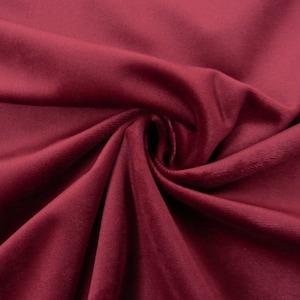 Tessuto decorativo in velluto velluto rosso scuro 1,45 cm