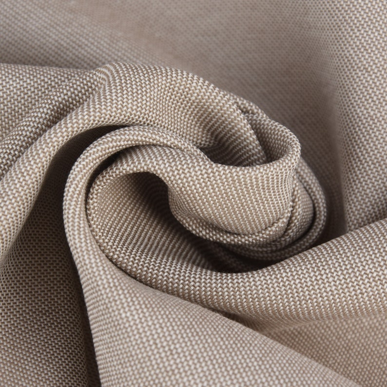 Outdoor fabric Dralon Teflon coating structure brown white Etsy