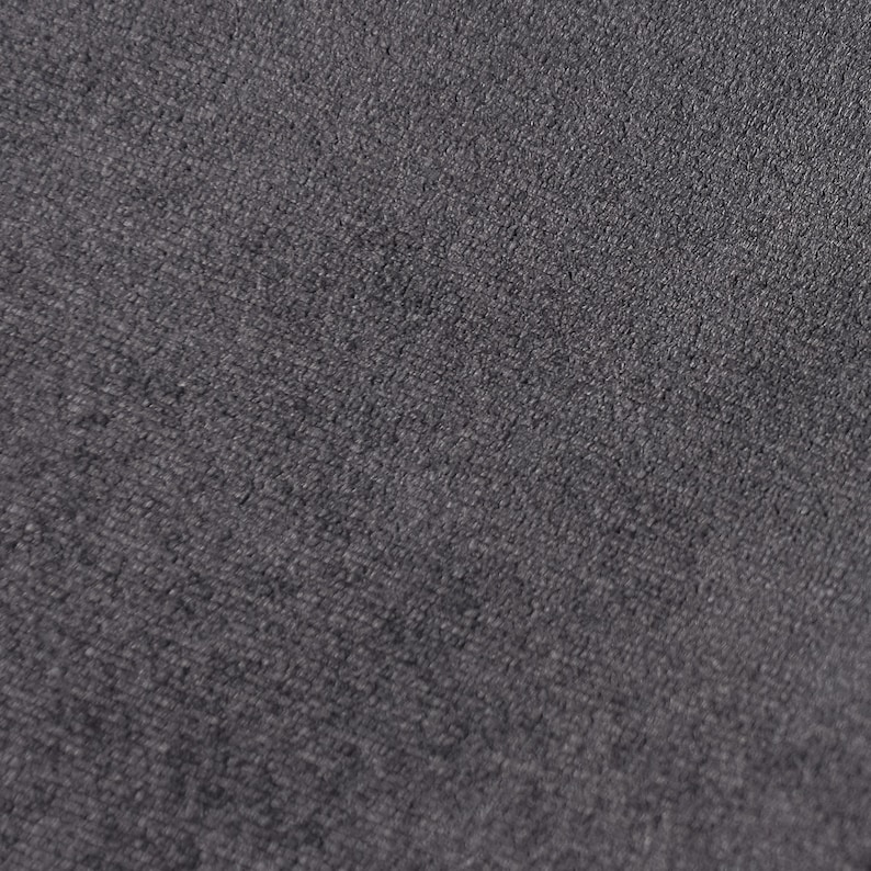 Clothing fabric velvet fabric stretch velvet solid dark grey 1.5 m width