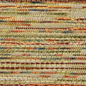 Möbelstoff Meterware Bezugsstoff GERLOS Streifen Chenille grün bunt