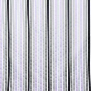 Decorative fabric satin look vertical stripes gray taupe lilac black white image 4