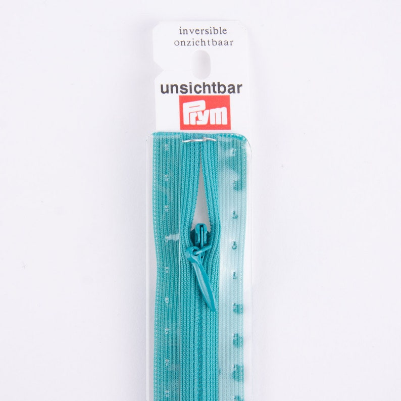 Prym zip invisible RV S6 Type 0 ut 22 cm USB Fla blue turquoise