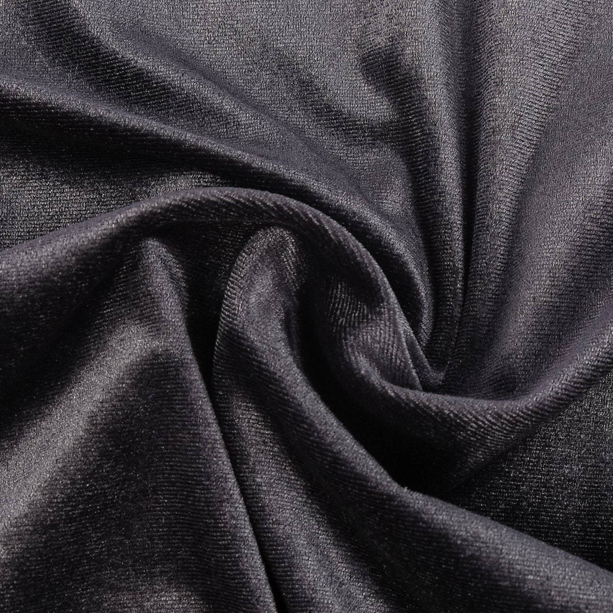 Clothing fabric velvet fabric stretch velvet solid dark grey Etsy