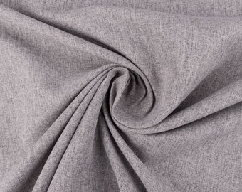 Upholstery fabric Riva plain mottled salt + pepper grey 1.42 m width