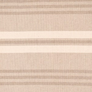 Dekostoff Dobby Leinenlook Riviera Medium Streifen natur creme 1,40m