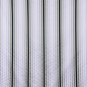 Decorative fabric satin look vertical stripes gray taupe lilac black white image 3