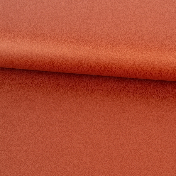 Lederjersey Jersey Struktur einfarbig orange 1,5m Breite