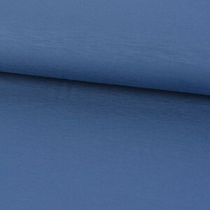 Bambusjersey Jersey extraweich einfarbig hell jeansblau 1,50m Breite