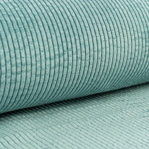 Corduroy koord verkocht per meter Effen munt 1,50 m breed