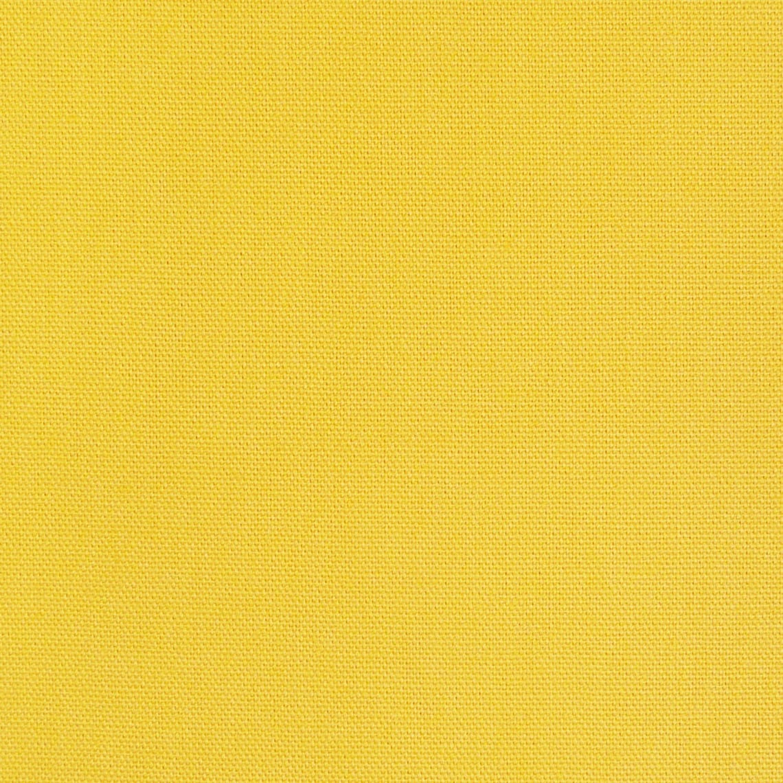 Creative fabric cotton fabric canvas solid color yellow 1.4 m | Etsy