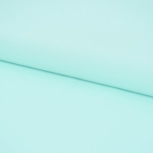 Chiffon Meterware mint türkis