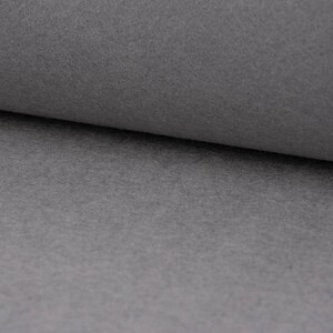 Creative fabric felt 1.5 mm thick plain grey 90 cm wide