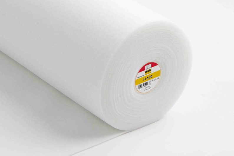Vlieseline iron-on fleece H630 white 90 cm width image 1