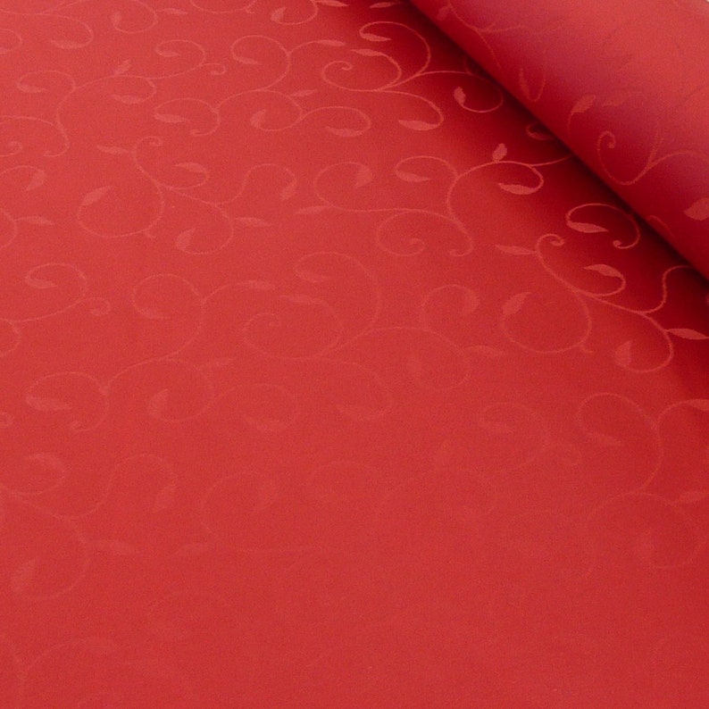 Table cloth table Linen vines red 1.60 m width