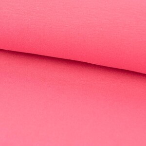 Baumwolljersey Organic Bio Jersey einfarbig hell pink 1,5m Breite