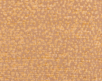 Vorhangstoff Jacquard Credo Noppen ocker goldfarbig 140cm Breite