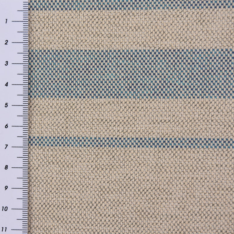 Outdoorstoff Meterware teflonbeschichtet Toldo natur blauen 160cm image 3