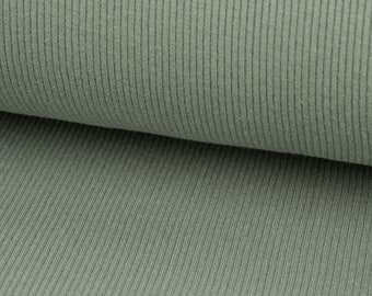 Jersey rib jersey plain dark mint 1.40 m wide