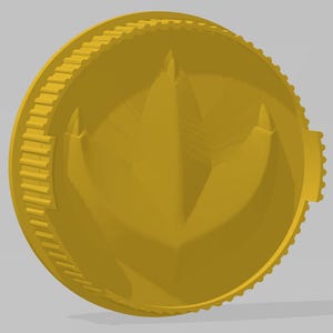 Power Rangers Playmates Re-Ignition Morpher Green Coin 3D STL digitaal bestand