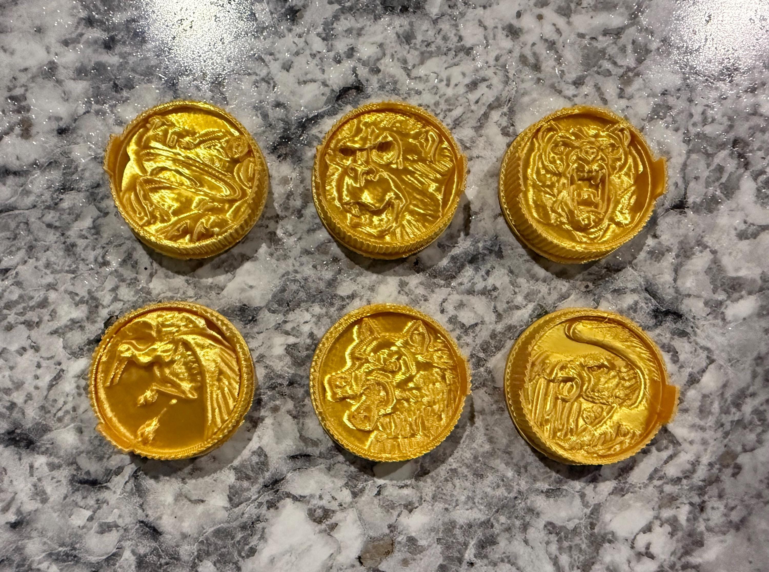 Power Rangers Ninjetti Coins - Etsy