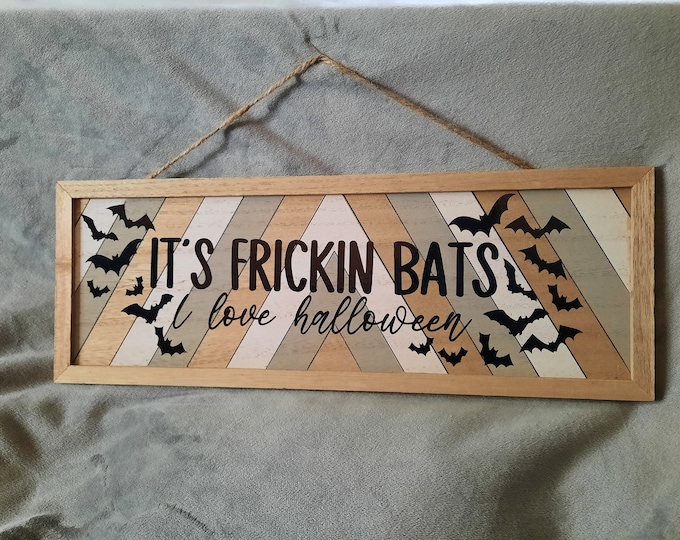 Robin Bat Sign Frickin Bats Sign - Etsy