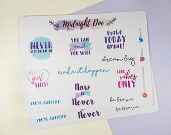 journal stickers etsy