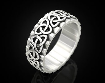 Viking Valknut Ring, Religious Ring, Christmas Gift, Men Women ring